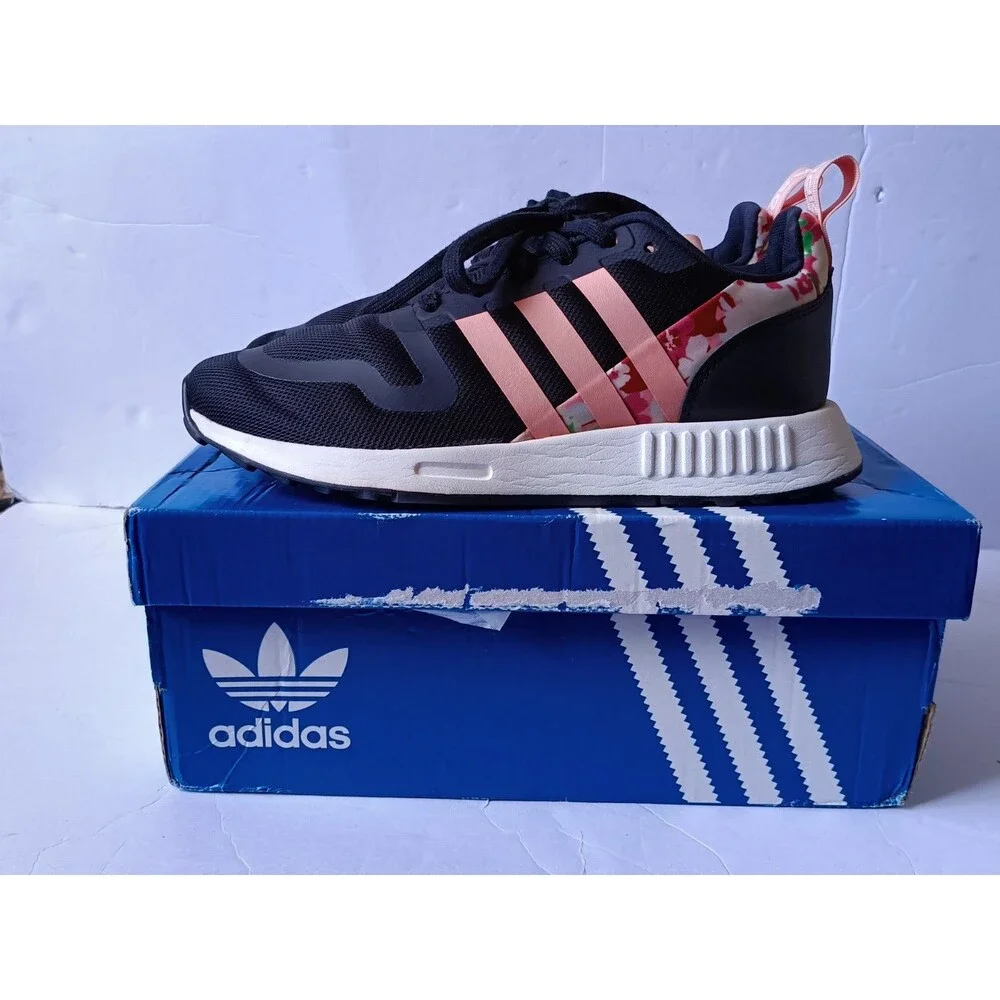 Adidas Her Studio London x Multix Shoes Women's Size 6 Black Floral Sneakers - Picture 12 of 12